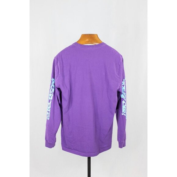 OVO OCTOBER'S VERRY OWN Purple Cotton Illusion Long Sleeve T-Shirt, Size M - Picture 2 of 14
